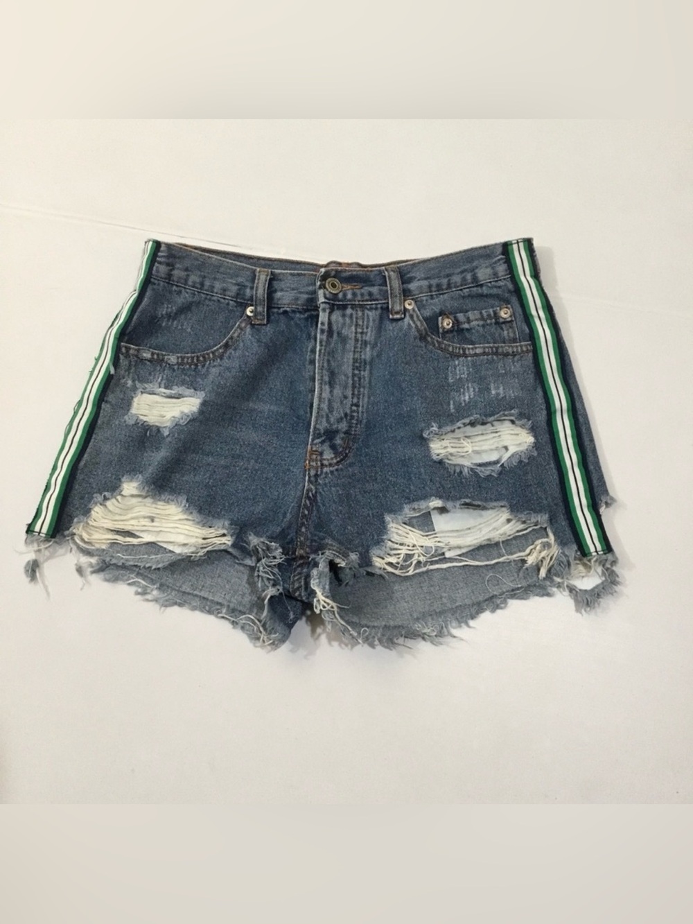 Signature8 Button Fly Jean Shorts
